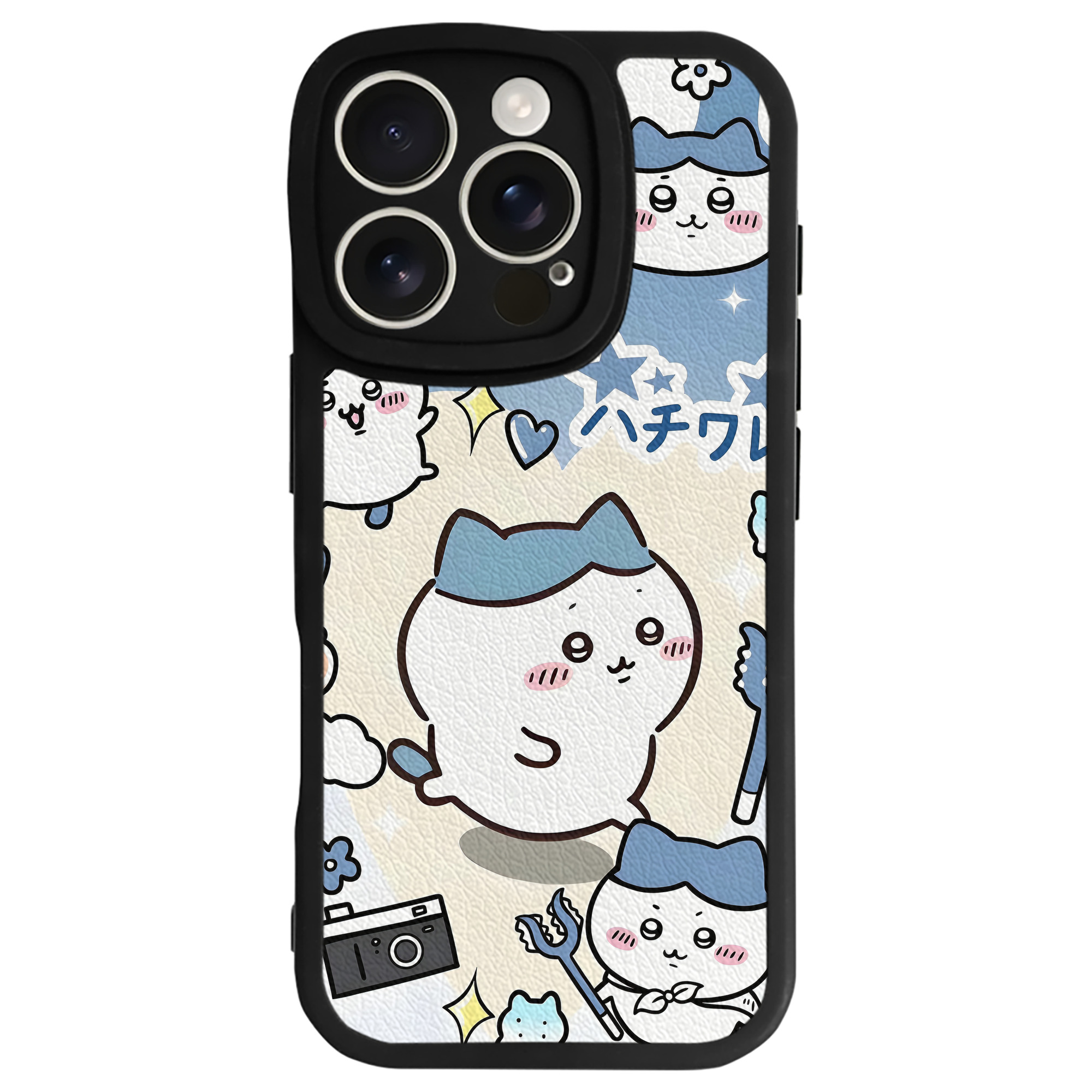 （画像用） ちいかわ Chii-kawa 【iPhone 16シリーズ対応】シリコンスマホケース（レザー調） 材質：シリコン